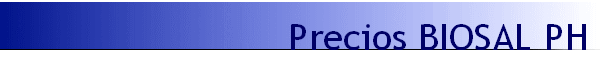 Precios BIOSAL PH